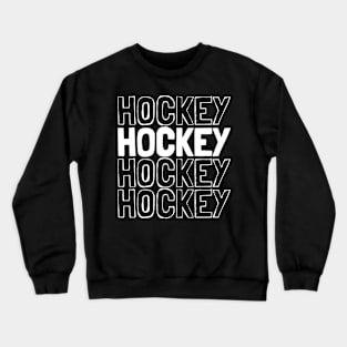 funny hockey Crewneck Sweatshirt